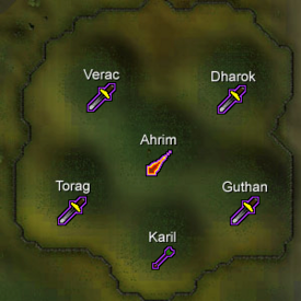 Barrows Bosses OSRS Verac Dharok Ahrim Torag Karil Guthan Ironman