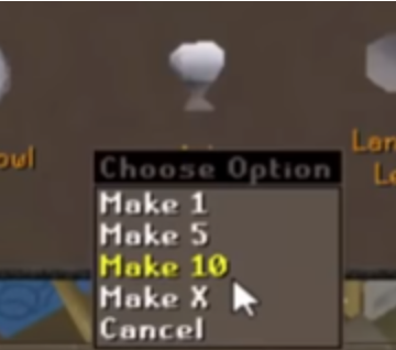 Making Unpowered Orbs osrs crafting money maker
