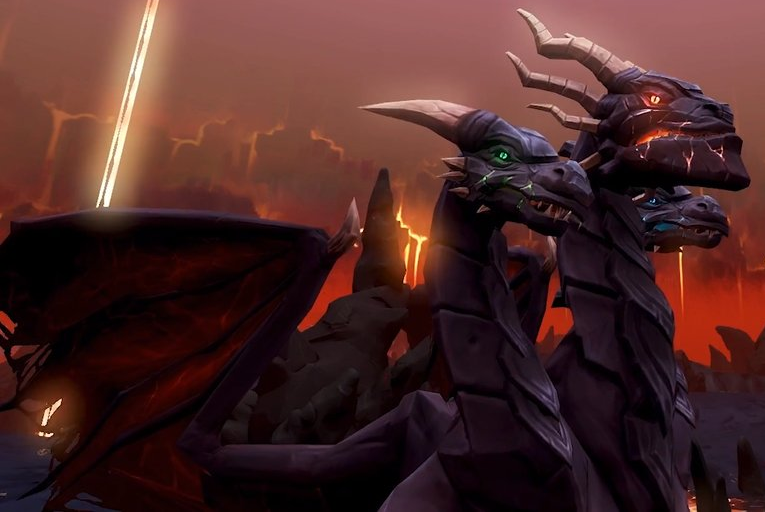 The second boss in the Dragonkin Laboratory, Verak Lith, sure does look better after the graphics update. Just not happier.