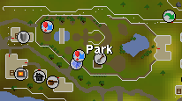 Falador park hides more than one skeleton in its closet...or a mole.