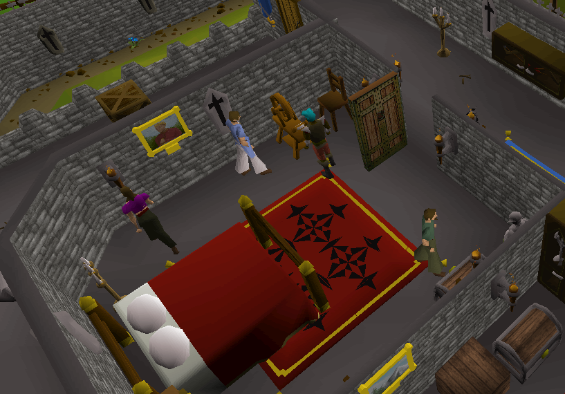 Room on the second floor of Lumbridge Castle where the spinning wheel is. A busy place and for a good reason.