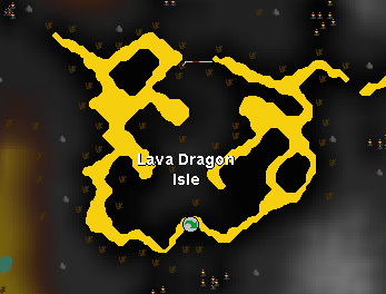 osrs lava dragon isle map