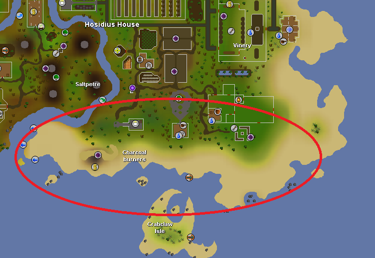 Sand crabs ambush tourists at this otherwise nice resort... Good thing you're one of those tourists who travel with sword and shield in hand!