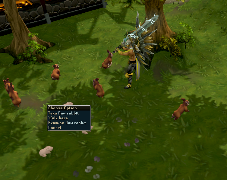 Runescape 3 rabbit hunting
