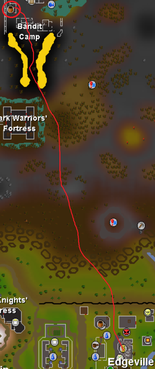 path to the best no requirement money maker shop in OSRS