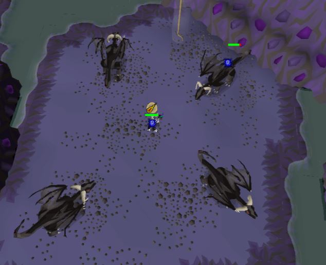 attacking the brutal black dragons