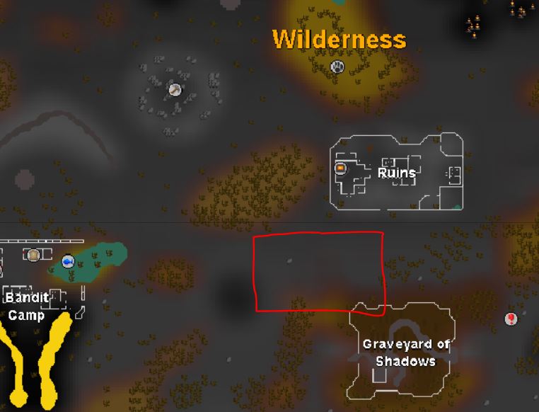 osrs map of green dragons location