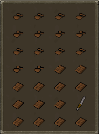 Grinding chocolate bars in OSRS inventory